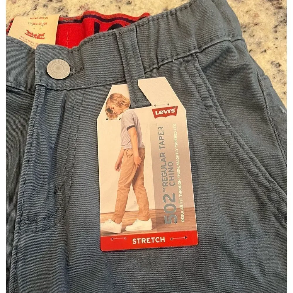 Levi's Boys' 502 Regular Taper Fit Chino Pants